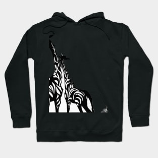 Girrafe Shadow Silhouette Anime Style Collection No. 157 Hoodie